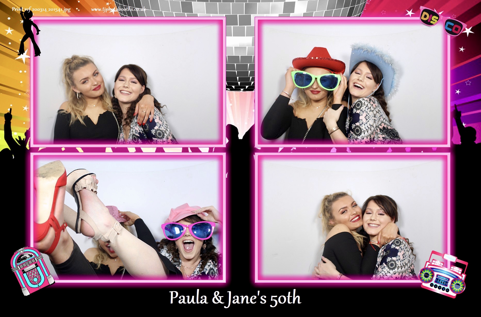 Paula & Jane's 50th | View more photos from the event at gallery.tjphotobooths.co.uk/u/TJPhotobooths/Paula-Janes-50th